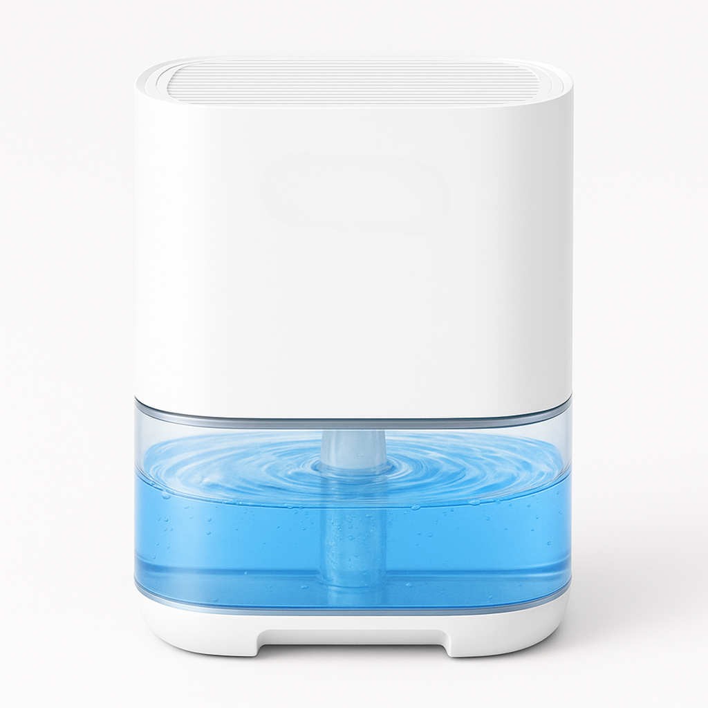 Déshumidificateur Électrique 1000 ml – Absorbeur d’Humidité Domestique pour Salle de Bain, Sous-Sol et Placards - Himdiffusion