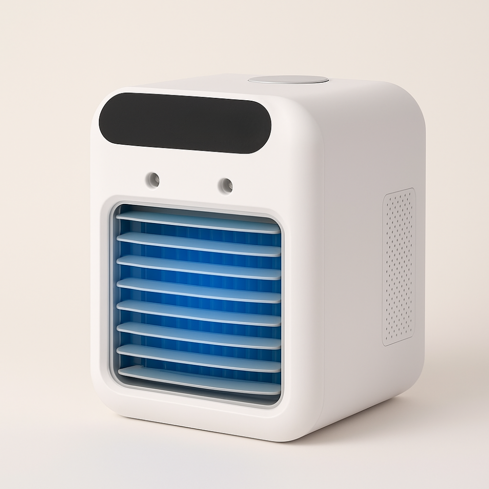 Climatiseur Portable Sans Fil – Mini Ventilateur Brumisateur USB 500 ml avec Humidificateur à Eau Glacée