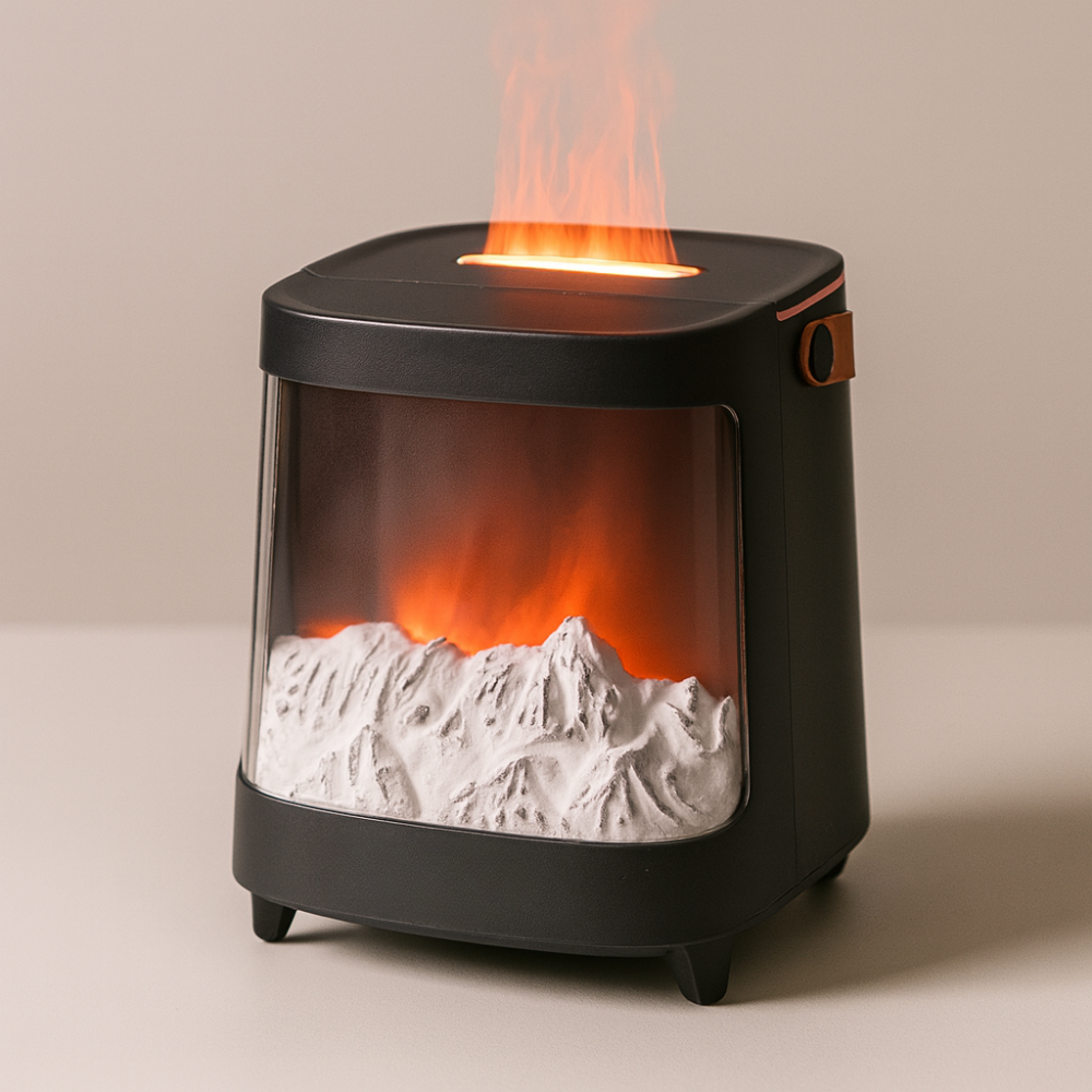 Aurora Diffuseur d’Arômes 200 ml – Humidificateur Ultrasonique USB avec Lampe LED Colorée